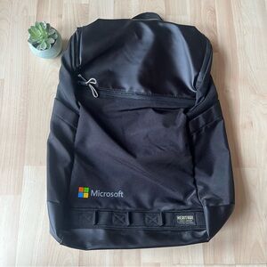 Microsoft Black Backpack with Color Logo - Heritage Series